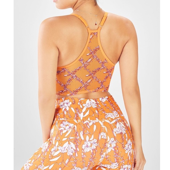 Fabletics NWT Garland Posey Marlene Midi Bra - Picture 3 of 3